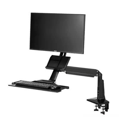 Soporte de mesa para monitor y teclado